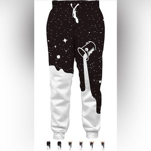Men’s galaxy paint pants size S